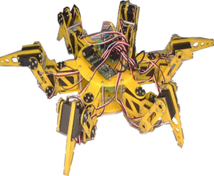 6足18自由度爬行機器人實訓系統