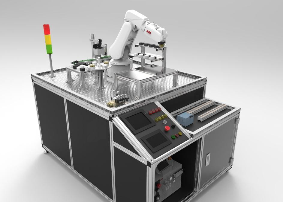 工業機器人示教編程實驗工作站