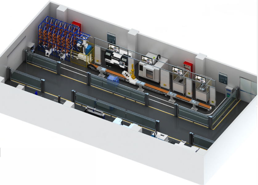 LGJ-SJ18智能機器人個性化定制多智能體生產(chǎn)線