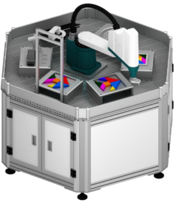 LGJ-SJ42智能機器人(六面式)多功能應用實訓裝置