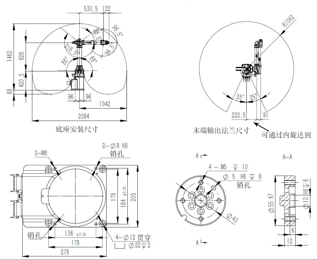 工業機器人參數圖